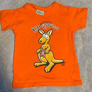 Boys kangaroo tshirt